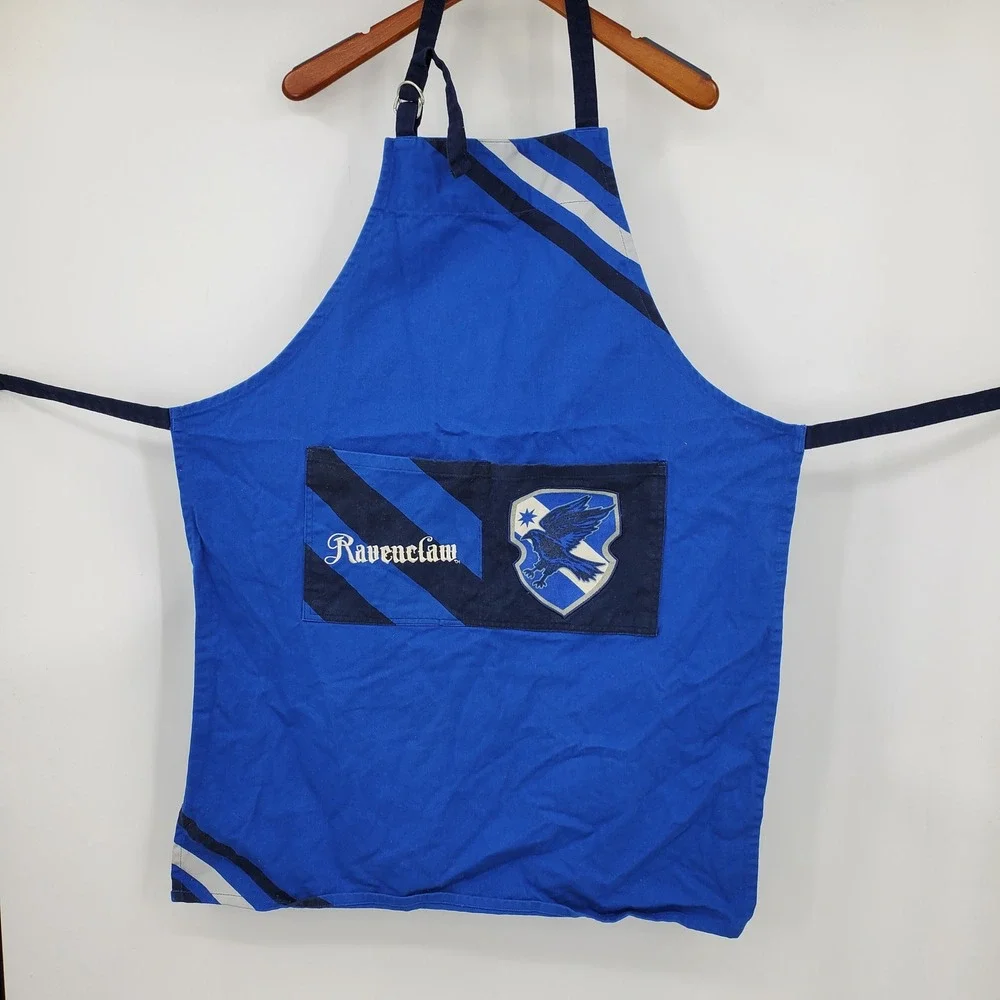 Williams Sonoma Harry Potter Ravenclaw Adult Apron Pocket Wizarding World Chef